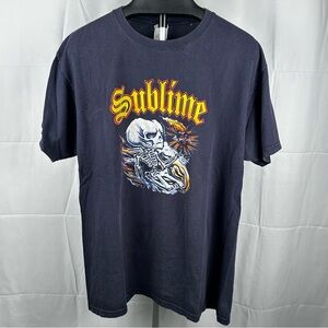 Vintage Y2K 2000s 2005 American Ska Punk Band Sublime Band T-Shirt Size X-Large